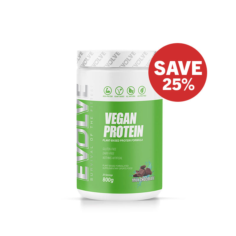 SAVE 25% Evolve Vegan Protein