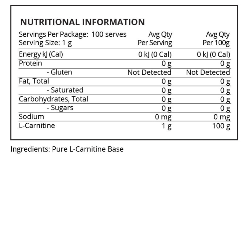 Evolve L-Carnitine NIP