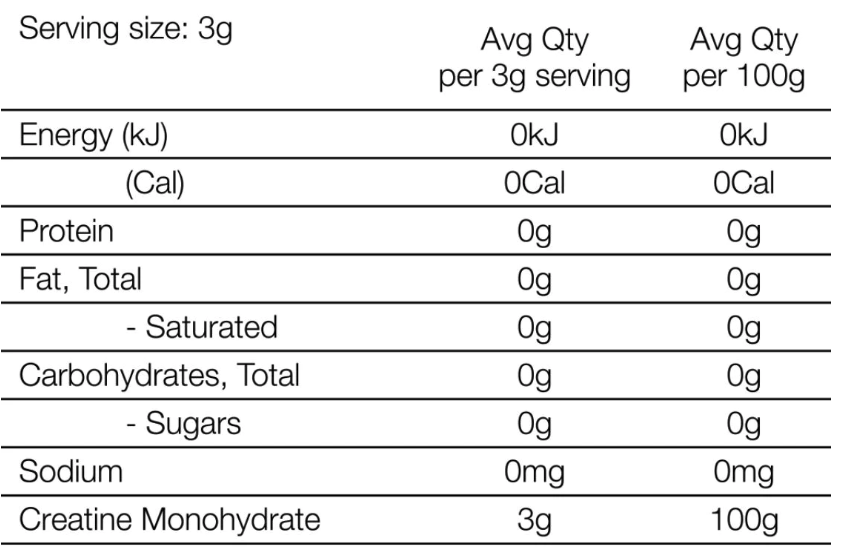 Evolve Creatine Monohydrate